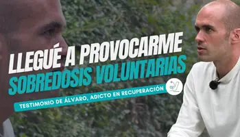 Álvaro durante su testimonio en Montealto